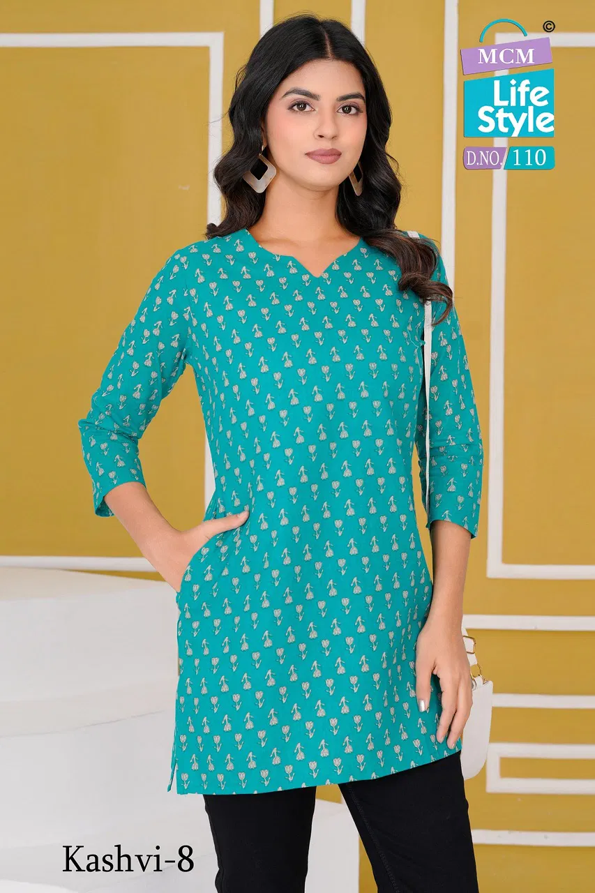 Kashvi Vol 8 By Mcm Fancy Cotton Wholesale Ladies Top Suppliers In Mumbai
